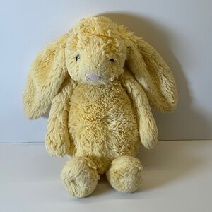 Jellycat Medium Bashful Lemon Bunny Plush Retired (D2)